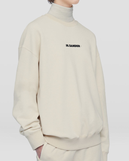 Jil Sander Long-sleeved dun sweatshirt