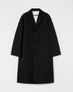 Half-lined single-breasted cotton coat