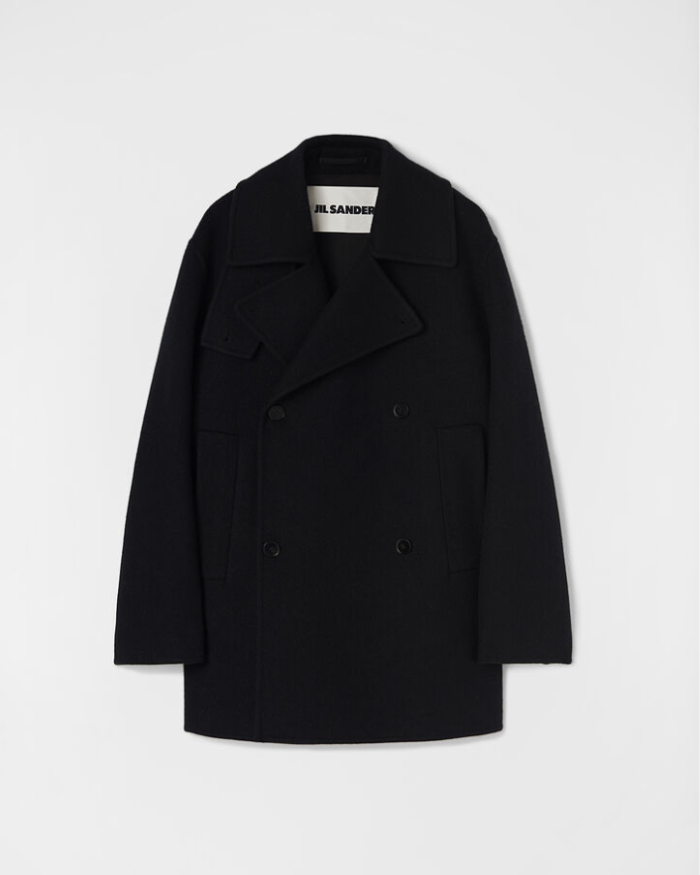 Virgin wool pea coat