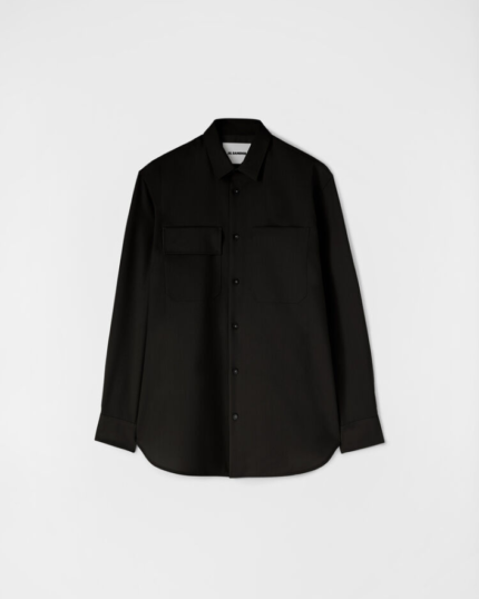 Lightweight Wool Gabardine Shirt