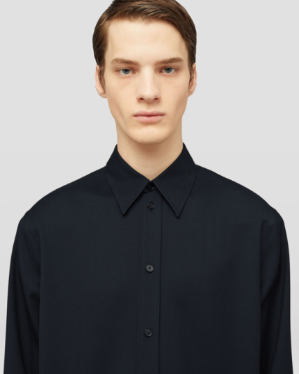 Lightweight Wool Gabardine Shirt