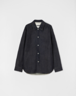 Long-sleeved denim workwear outer shirt