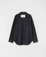 Long-sleeved denim workwear outer shirt