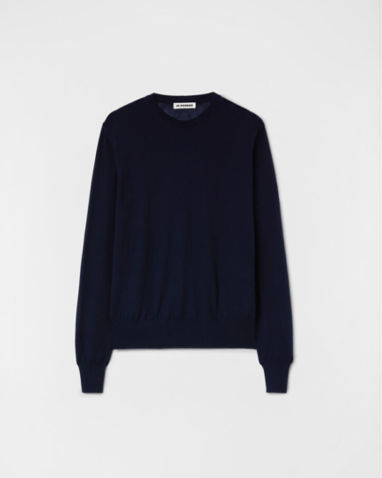 Long-sleeved superfine knit featherweight cashmere