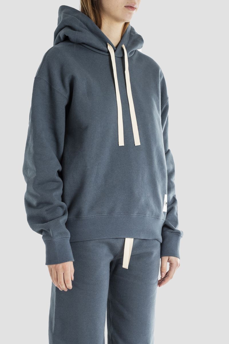 Reasons to Own the Jil Sander Blue Cotton Hoodie Limited