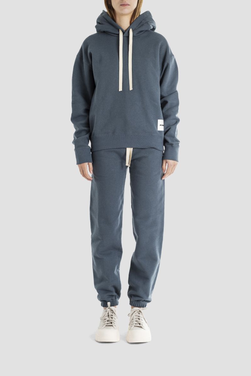 Reasons to Own the Jil Sander Blue Cotton Hoodie Limited